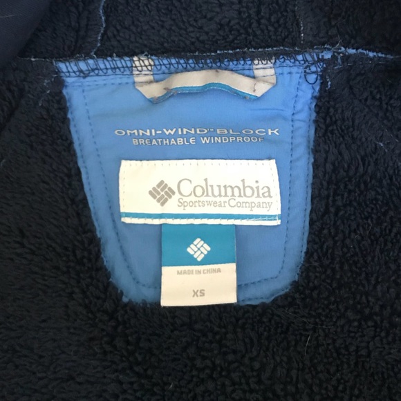 Blue Columbia rain jacket - Picture 3 of 4